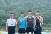 구미시청 육상팀 성진석 선수, 전국육상경기선수권대회 멀리뛰기 1위 차지!