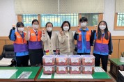 구미전자공업고등학교 인터렉트, 진미동에 김치 40kg 기부 전달!